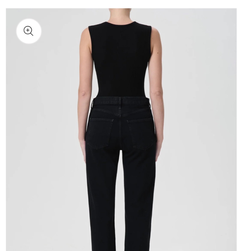 Agolde Black Straight Leg Jeans GUC - Picture 3 of 8